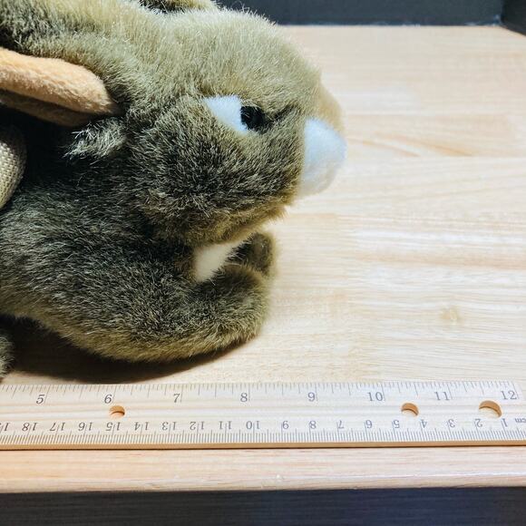 JAAG Plush Brown Bunny Rabbit Purse . Pre-Owned - Picture 9 of 9